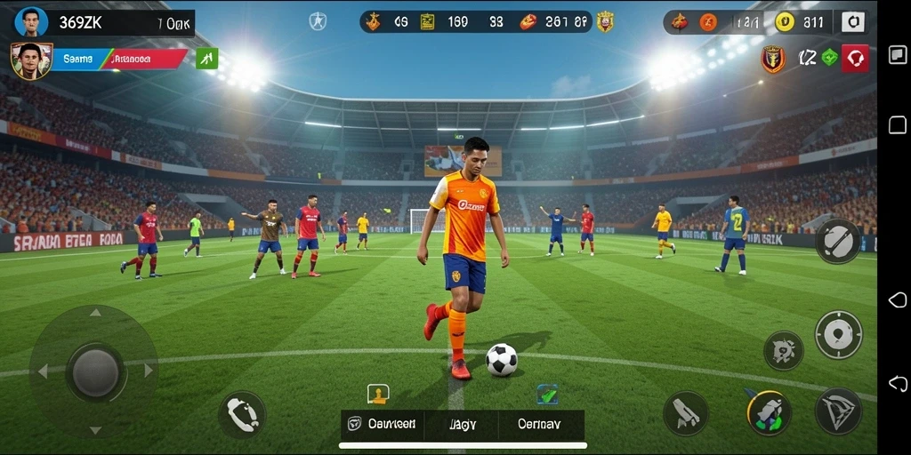 Tampilan gameplay seru dalam 369ZK yang menggoda.