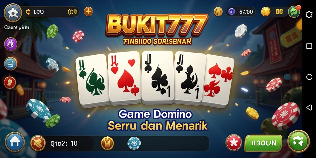 Gameplay menarik dari BUKIT777 yang menampilkan aksi Domino.