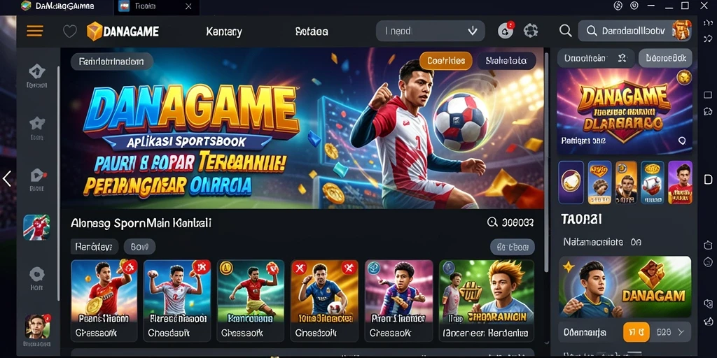Tampilan gameplay taruhan olahraga yang menarik dan interaktif.