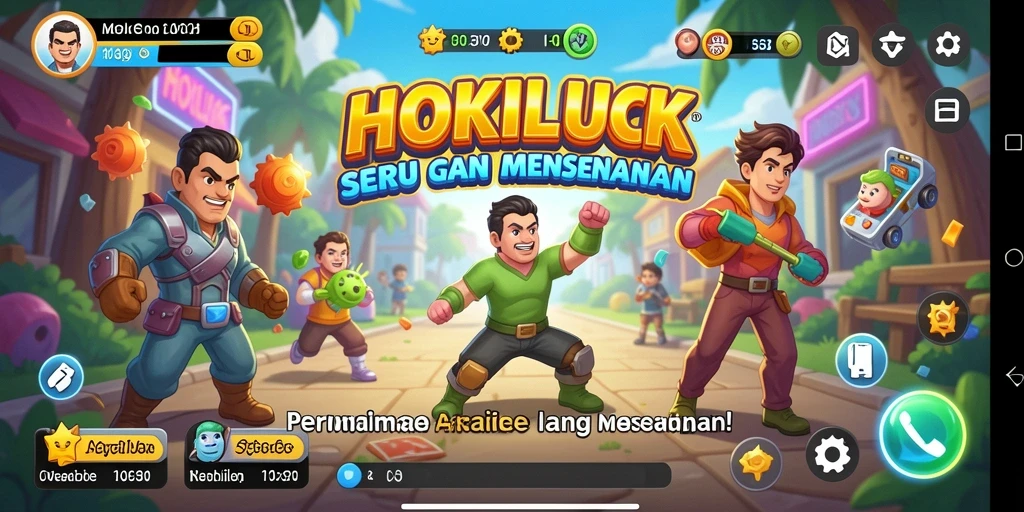 Screenshot gameplay HOKILUCK menampilkan aksi seru dalam permainan Arcade.