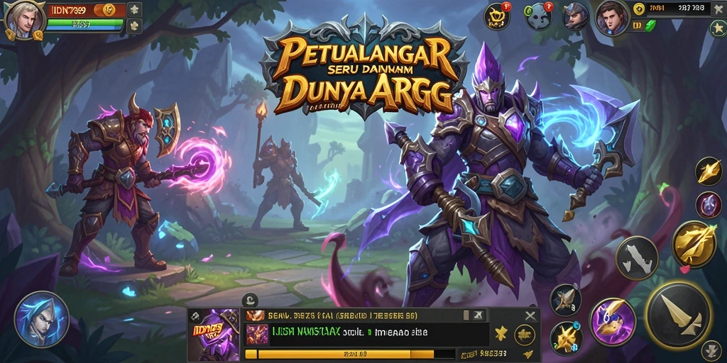 Screenshot gameplay IDN789 menunjukkan pertarungan yang seru dan grafis yang menawan.