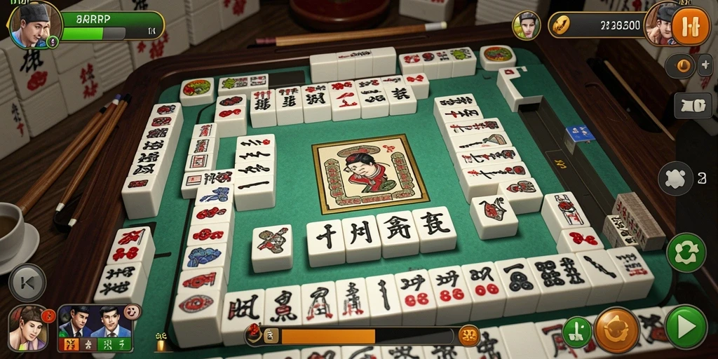 Tampilan gameplay Mahjong yang menarik di IDRRP.