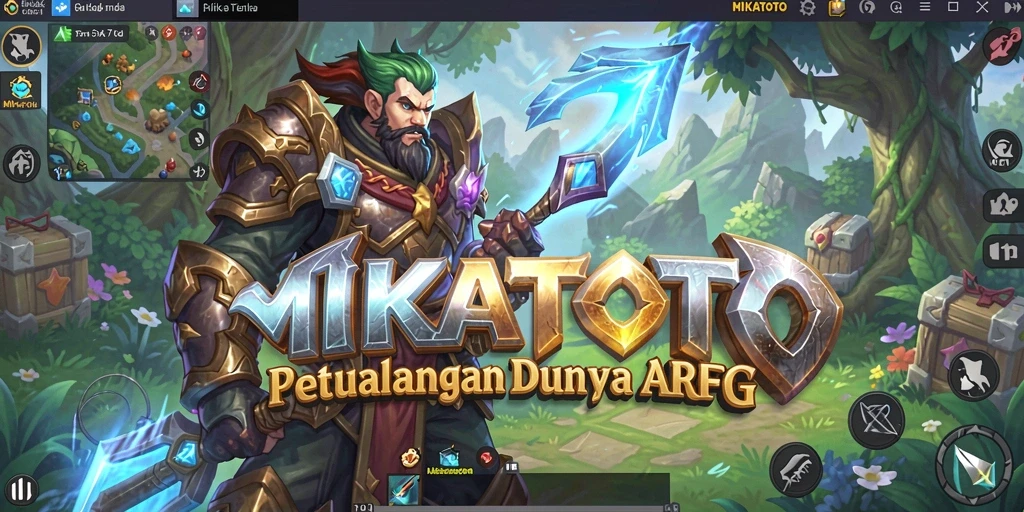 Screenshot gameplay MIKATOTO dengan aksi pertarungan yang menegangkan.