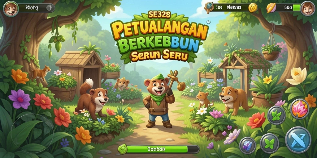Tampilan gameplay SE328 yang menakjubkan dalam berkebun dan merawat hewan.