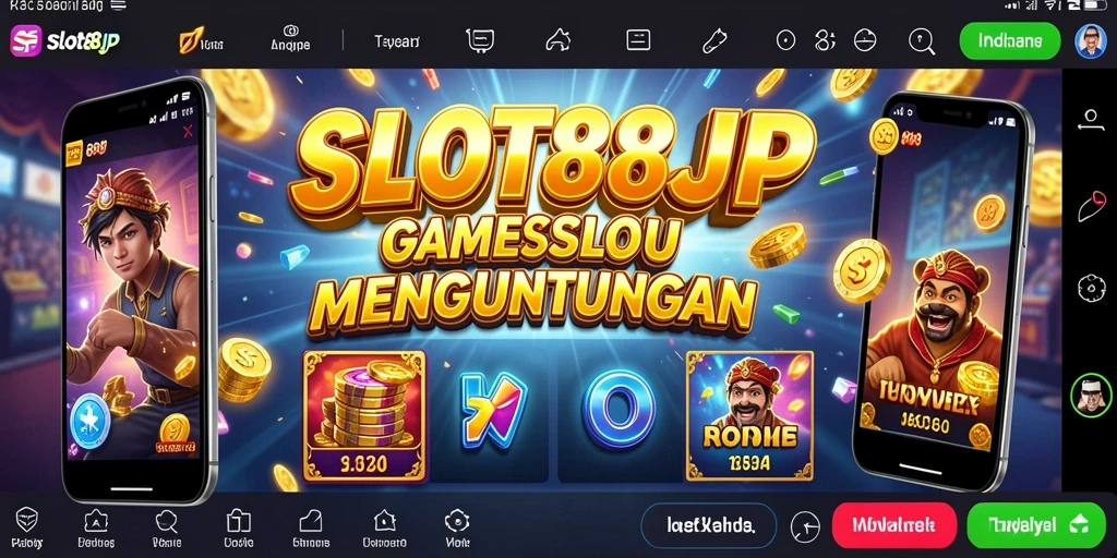 Screenshot gameplay <strong>SLOT88JP</strong> dengan tampilan slot yang menarik dan interaktif.
