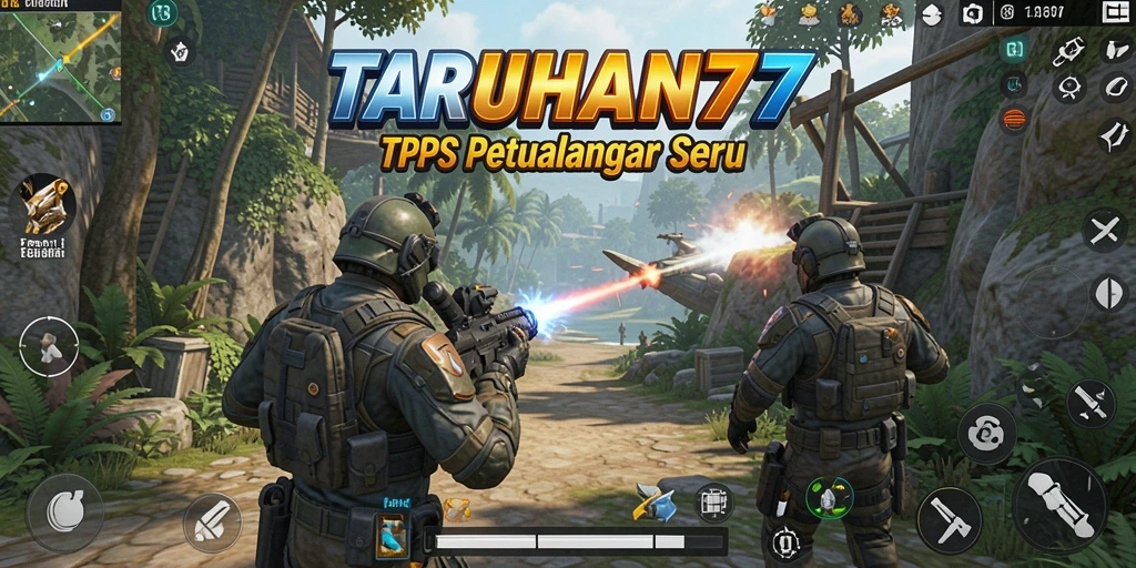 Tampilan menarik dan aksi seru dari gameplay TARUHAN77.