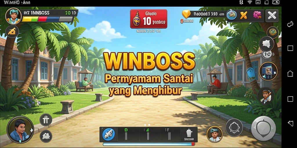 Tampilan screenshot game WINBOSS yang menarik dan penuh warna.